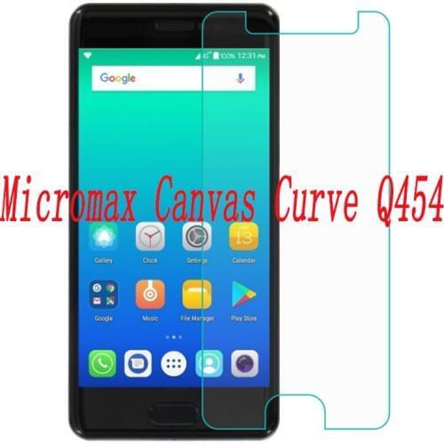 Smartphone 9H Tempered Glass for Micromax Canvas Curve Q454 GLASS Protective Film Screen Protector cover phone