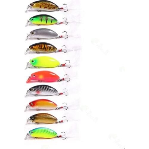 1pc Lifelike VIB Floating Fishing Lure 6CM 9G Pesca Hooks Fish Wobbler Tackle Crankbait Artificial Hard Bait Fishing Accessories
