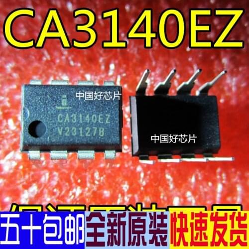 10 pçs/lote CA3140EZ ca3140 Op Amp Plug in dip-8 brand new original