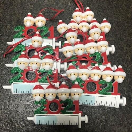 100pcs Resin Christmas Decoration 2021 Home Deco Christmas Tree Pendant Wholesale Xmas Handing Home New Year