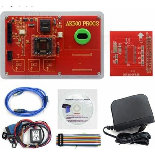 2018 Newest AK500 Prog2 Full Set AK 500 Key Programmer AK500 SKC Main Unit For Mercedes For Benz AK500 Free Shipping