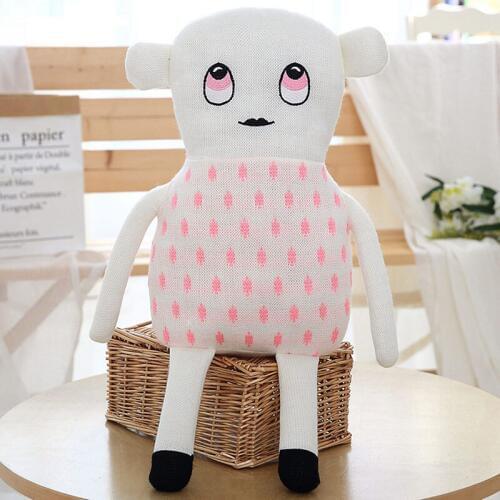 48CM 2018 Two Colors Woolen Knit Dolls Kawaii Stuffed & Plush Toys Birthday Gift Toys for Children Kids Bedroom Decoration