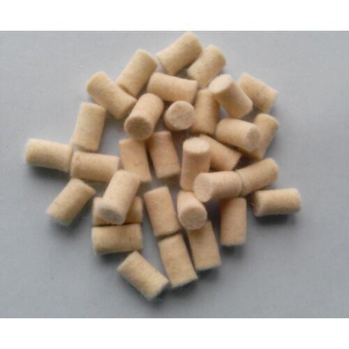 50 pcs Saxophone Bumper Felts Repair Parts Sax Accessories white colour