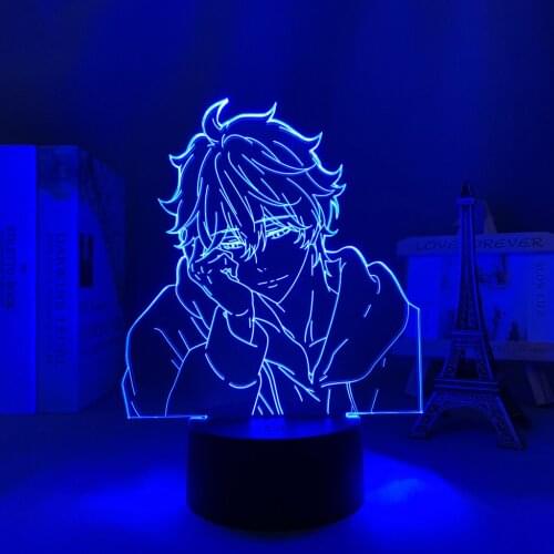 Anime Led Light Free Kisumi Shigino for Bedroom Decoration Nightlight Birthday Gift Room Decor Table 3d Lamp Free