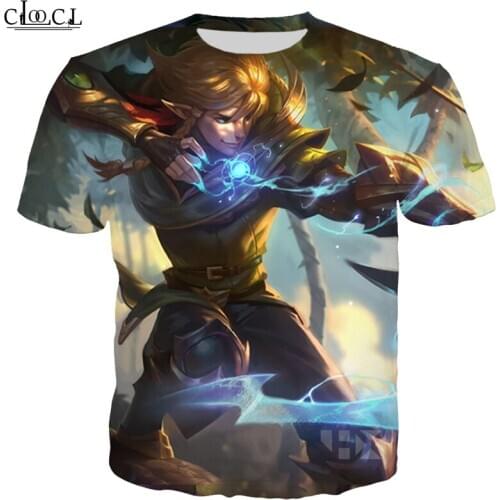 CLOOCL Pulsefire Nottingham Striker Ezreal T Shirts 3D Print Men T Shirt Sweatshirt Unisex Streetwear Tops T344