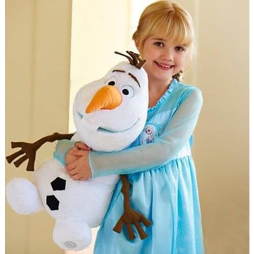 Disney Hot Movies Frozen 30cm 50cm Olaf Plush Kawaii Snowman Cartoon Cute Plush Stuffed Animals Doll Toys Brinquedos Juguetes