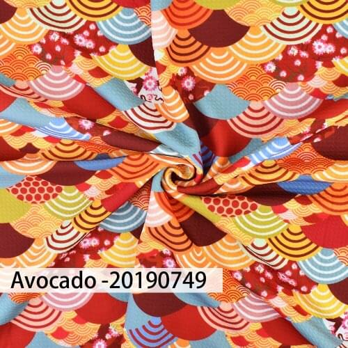 Huangtao 50X150cm Printed Kawai iFish Scales Cartoon Character Pattern Fashion Liverpool Bullet Fabric No MOQ Polyester Fabric