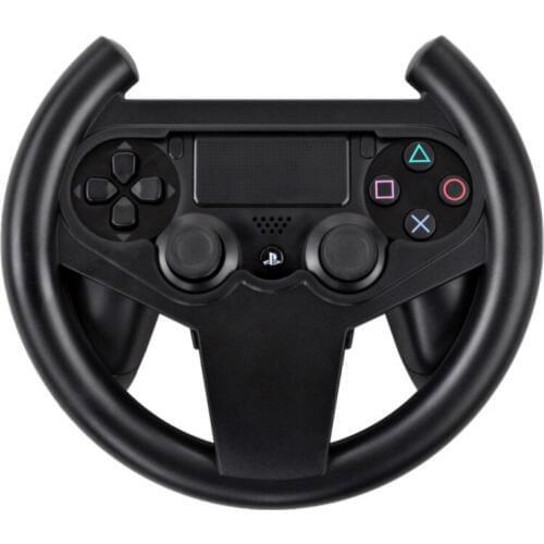 Gaming Racing Steering Wheel Lightweight Compact Gamepad Joypad Grip Controller With Detachable Cover For Sony PS4