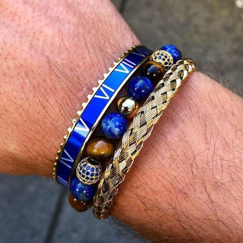 JARAVVI Gold Bracelets For Men