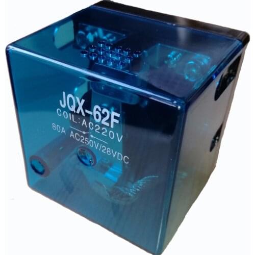 JQX-62F 1Z 80A 28VDC 250VAC Electrical Electromagnetic Relays Coil High Power Switch Relay