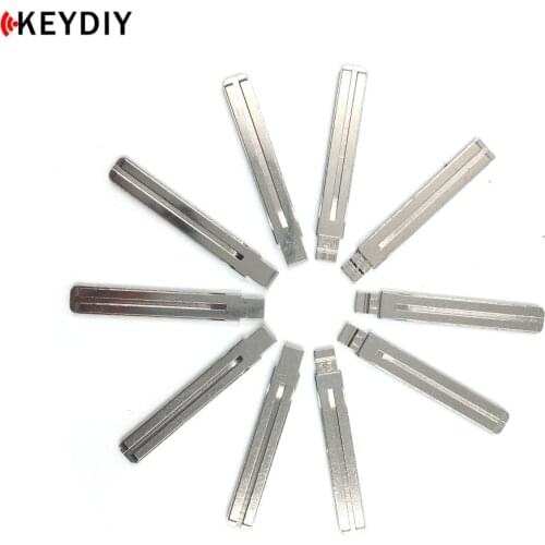 KEYDIY 10 pcs/lot Metal Blank Uncut Flip KD/JMD/VVDI Remote Replacement Key Blade 13# for Hyundai IX35/ TOY40 Toyota Crown