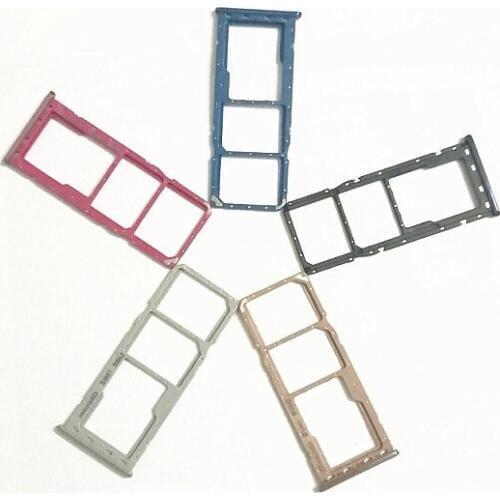 50pcs New For Samsung A3 A5 A7 2018 A750 A750F A30 A305 A50 A50 Sim Card Tray SD Card Reader Socket Slot Holder Replacement