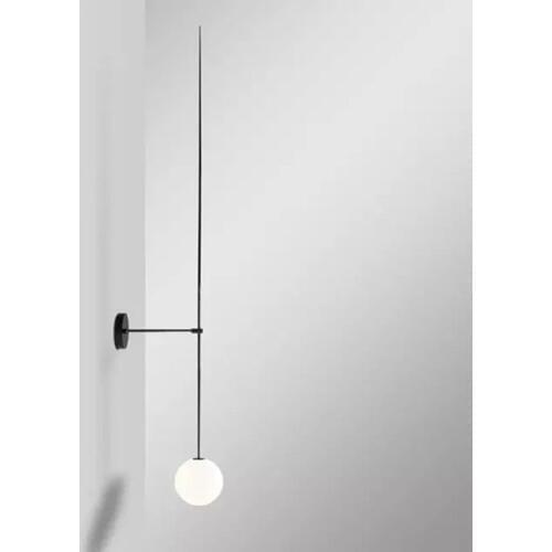 Nordic Minimalist LED Wall Lamp Fashion Glass Ball Bathroom Mirror Besdside American Retro Wall Light Sconce Free Shipping