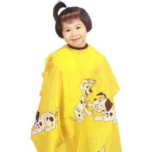 Kid Cartoon Dog Dressing Cape Salon Gown Cover Barber Hairdresser Hair Cut Cloth Hairdresser Hair Styling Tools Waterproof Cloth