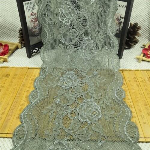 RR1543 18.5cm pakistani bridal dress lace trim material for mature women