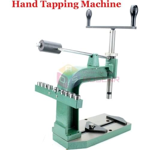 Manual Tapping Machine,Desktop Hand Tapper Tapping Clamp for Imperial Standard Thread #6,#8,#10,1/4",5/16",3/8",7/16",1/2",5/8"