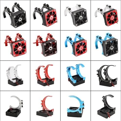4068 4082 4092 4074 4274 4268 Motor Cooling Fan 40x40mm ABS Fan w/ holder for 1/10 1/8 RC Car Brushless Motor