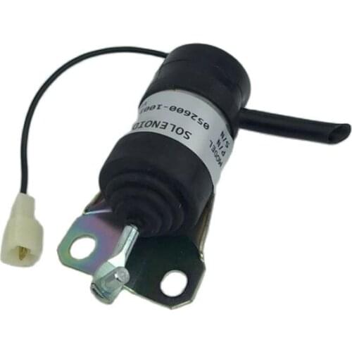 High Quality 12V Fuel Stop Shut Off Solenoid Valve 052600-1001 15471-60010 15471-60013 Fits Kubota Z482 D722-E3B