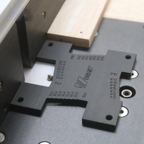 2pcs High Precision Height Gauge 5-36.5mm Woodworking Router Table Electric Circular Saw Engraving Machine Measuring Ruler Tools