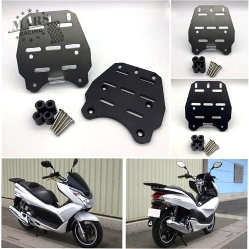 Motorcycle CNC Aluminum Alloy Rear Luggage Rack Cargo Holder Shelf Fit For Honda PCX 125 PCX 150 2014-2019 PCX120 PCX150 14' 19