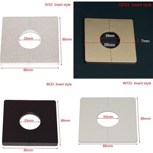 1PCS ABS Wall Wire Hole Cover 86 Type Junction Box Outlet Cable Protector Faucet Angle Valve Pipe Plug Decor