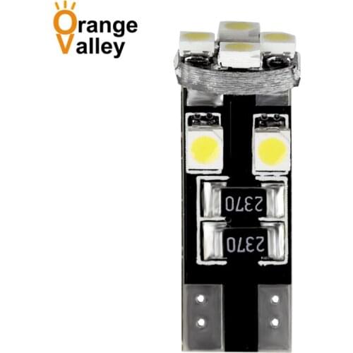 100Pcs Hotsale T10 W5W 194 168 8 LED 3528 SMD 1210 CANBUS NO Error Pure White Car Auto Side Wedge Light Interior Lamp DC12V