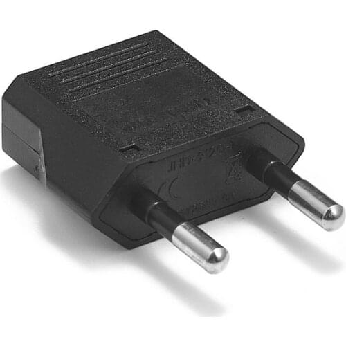 1000pcs European Type C EU Plug Adapter Universal CN US To EU Euro Travel Adapter Electric Plug AC Power Charger Socket Outlet