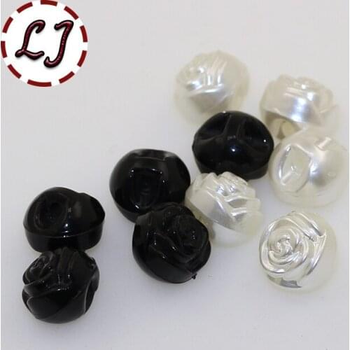 2015 Free shipping new 100pcs/lot 12mm dyed flower buttons color round plastic button clothing sewing accessories scrapbook