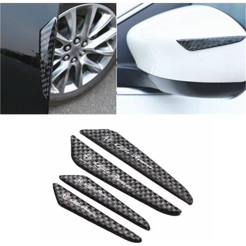 4PCS Car Door Anti-collision Bumper Strip Guards Side Protector Sticker for Alfa Romeo 159 147 156 Giulietta 147 159 Mito