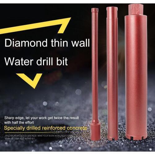 Diamond Dry Drill Bit Concrete Perforator Core Drill For Installation Of Drainage Water Pipe Seamless Pipes 25/27/32/38/40-185mm