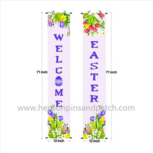 Nutcracker Soldier Banner Christmas Decor For Home Door WELCOME flag