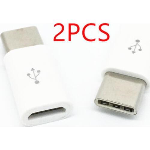 Free Delivery 2psc Micro Usb To Usb3.1 Type C Type-c for HUAWEI P20,P20 PRO,MATE 10,MATE 10 PRO,NOVA 2,NOVA 2 PLUS