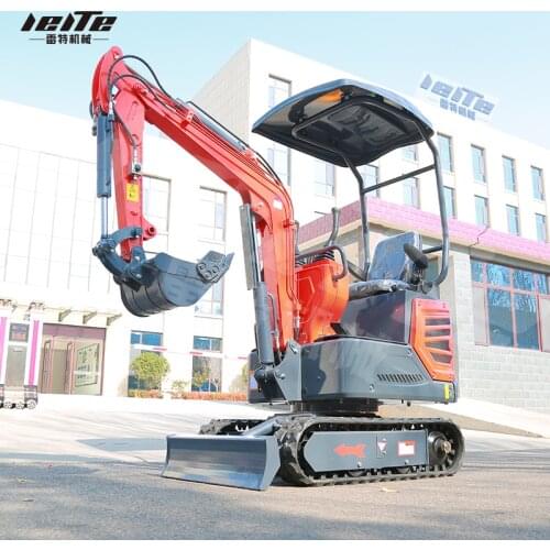 CE 1.5 Ton China Excavator Mini Volume Of Fuel Tank Crawler Backhoe Long Arm Digger Prices