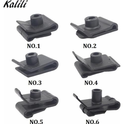 Auto Leaf board lining Fender lined U Nut Fixed clamp fastener For JAC Toyota Mazda Pick Up Car Plastic Clips