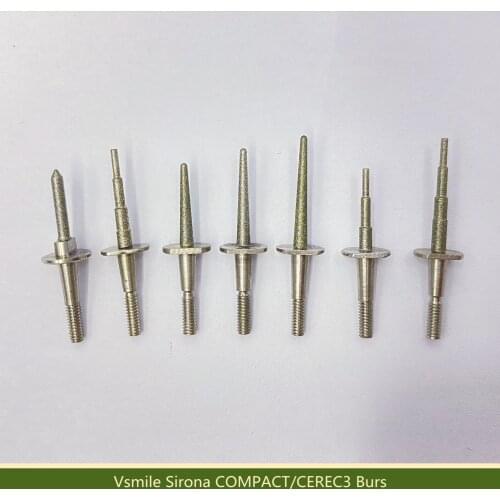 Sirona CEREC3 Milling Burs for Sirona Cerec 3 Compact System Mill Disilicate Lithium Block