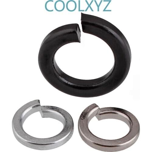 GB93-87 carbon steel 8.8 black / galvanized / nickel plated open spring washer spring gasket M2-M8 20PCS