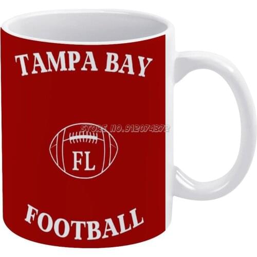 Tampa Bay Football Coffee Mugs 330ml Creative Travel Mug and Cup Office Drinkware Mugs Tazza Tampa Bay Football Tampa Buccaneers
