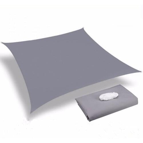 Square Waterproof Sun Shade Sail Canopy Awning Shelter for Outdoor Patio Garden Carport Beach Camping Pool Sun-Shelter