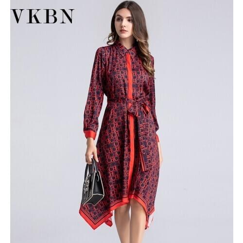 VKBN Summer Dress 2021 Irregular Dresses Woman Party Night Empire Long Sleeve Party Dress Elegant Vestidos De Fiesta