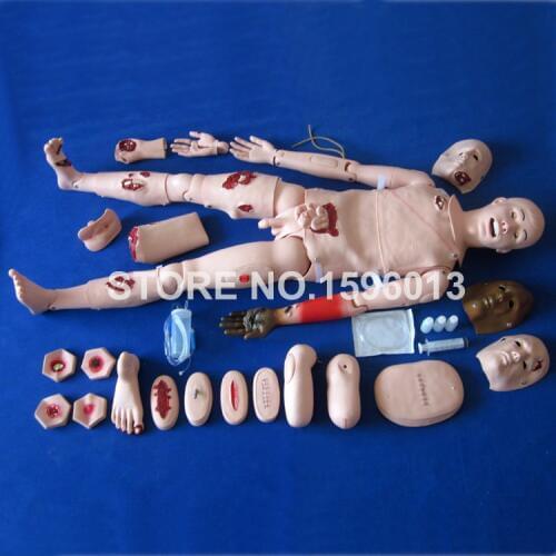 Advanced Trauma Manikin,Full Body Simulation Trauma Manikin,Injuriy Nursing Dummy