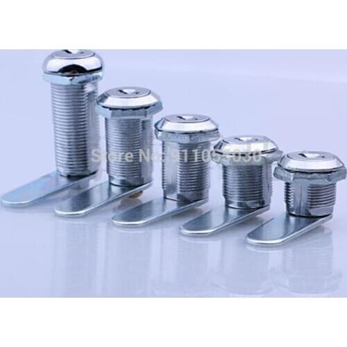 MS403 Replacement Desk Drawer Lock with Dedicated Keys 16mm 20mm 25mm 30mm 40mm Cabinet Box Panel Tool For Motorhome Trailer