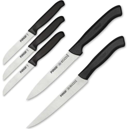 Pirge, Ecco Picnic Knife Set 5 pcs. Professional Household Knives, Kitchen Knives and Chef Knives - 35171
