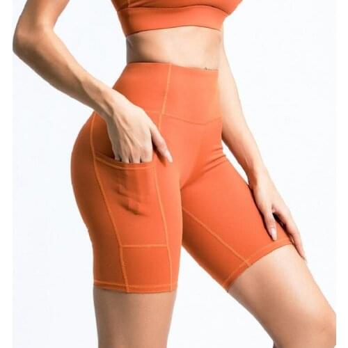 New style Summer Yoga Shorts Running Shorts Women Quick Dry Shorts Gym Sport Shorts Breathable Sports short pants with pocket