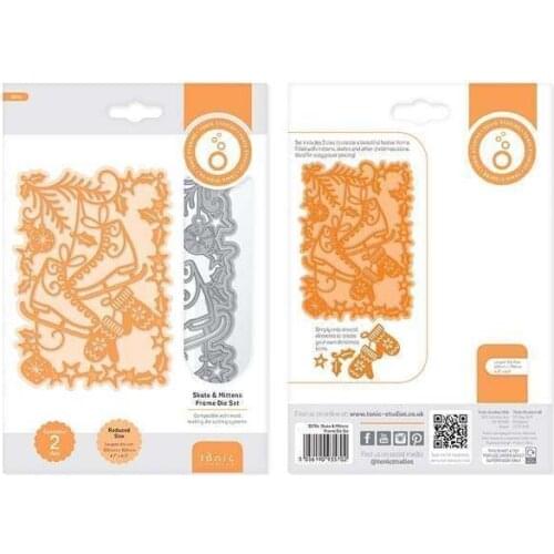 New Metal Cutting Dies Christmas skates for Scrapbooking Steel Craft Die Cut Embossing Paper Card Album