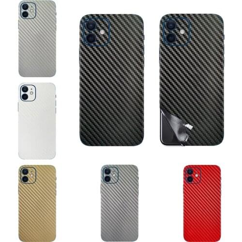 Pure Color Fiber Film Cover For iPhone 11 12 Pro Max 6 6S 7 8 Plus X XR XS Max Cover Decal Skin Protective Sticker Film Guard