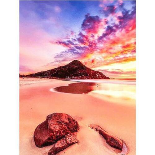 Landscape Diamond Painting Sunset 5d Diamond Mosaic Diamond Embroidery Rhinestones Pictures Decoration Home Resin Drill ll602