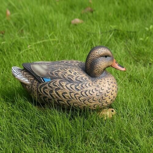 Plastic Duck Decoy Mallard Duck Decoy with Weighted Keel for Hunting Decoys Senuelos de caza Pool Decoration