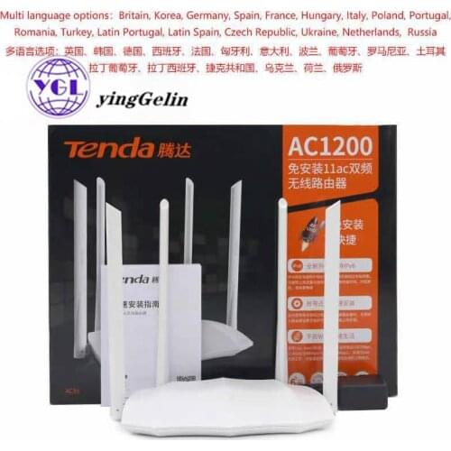 Tenda AC5S Smart Dual Band 5dBi External Antenna home AC1200M Manage English Interface tenda wifi router