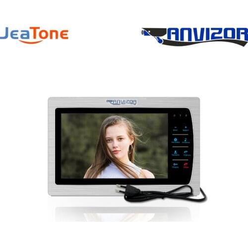 Anvizor Russian Indoor Monitor For AHD Video Intercom System With Motion Detection & Auto Recode Video AHD960P Screen