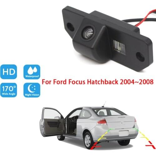 Waterproof Car Rear View Camera For Ford Focus Hatchback 2004 2005 2006 2007 2008 Night Vision Reverse Parking Backup Camera